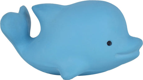 Tikiri, mein erstes Meerestier – Delfin – Naturkautschuk – mit Glocke – 0 Jahre