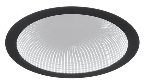 Rl live your light reality glace - plafondlamp - zwart mat - incl. 1x smd 21,5 w - afstandsbediening - geintegreerde dimmer - traploos instelbare lichtkleur - nachtlampje - dimbaar met schakelaar - niet geschikt voor externe dimmer - geheugenfunctie - tim