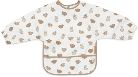 Jollein slabbetjes waterproof met mouw - 1 stuk - 75 cm - miffy and friends