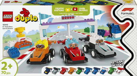 Lego Duplo Town 10445 F1-Team-Rennwagen und Fahrer