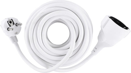 Q-Link-Verlängerungskabel – geerdet – h05vv-f – 3 x 1,5 mm² – weiß – 10 m
