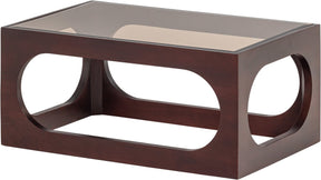 Woood Trax Couchtisch – Akazienholz – braun – 35 x 77 x 50