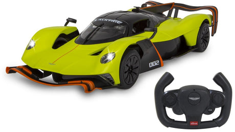 Jamara rc voertuig auto - 402168 rc sport auto aston martin valkyrie amr pro - licht groen - 2,4ghz rc model kant en klaar - 1:14 bestuurbare auto