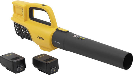 Stiga BL 300e Kit Akku-Laubbläser | 3er-Serie | 0,5 kW | 43m s | 12,1m³ min | 2x 4,0Ah 20V E 24 Akku + 215S Ladegerät + Dockingstation - 273504501 ST1