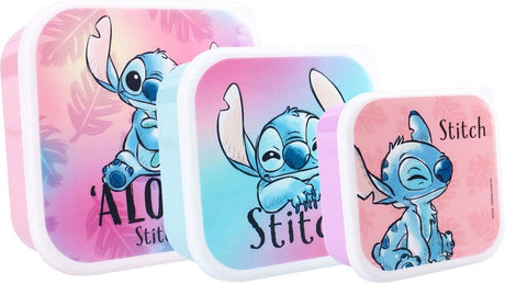 Disney Stitch Snackbox 3 in 1 frische Häppchen | 2 Stk