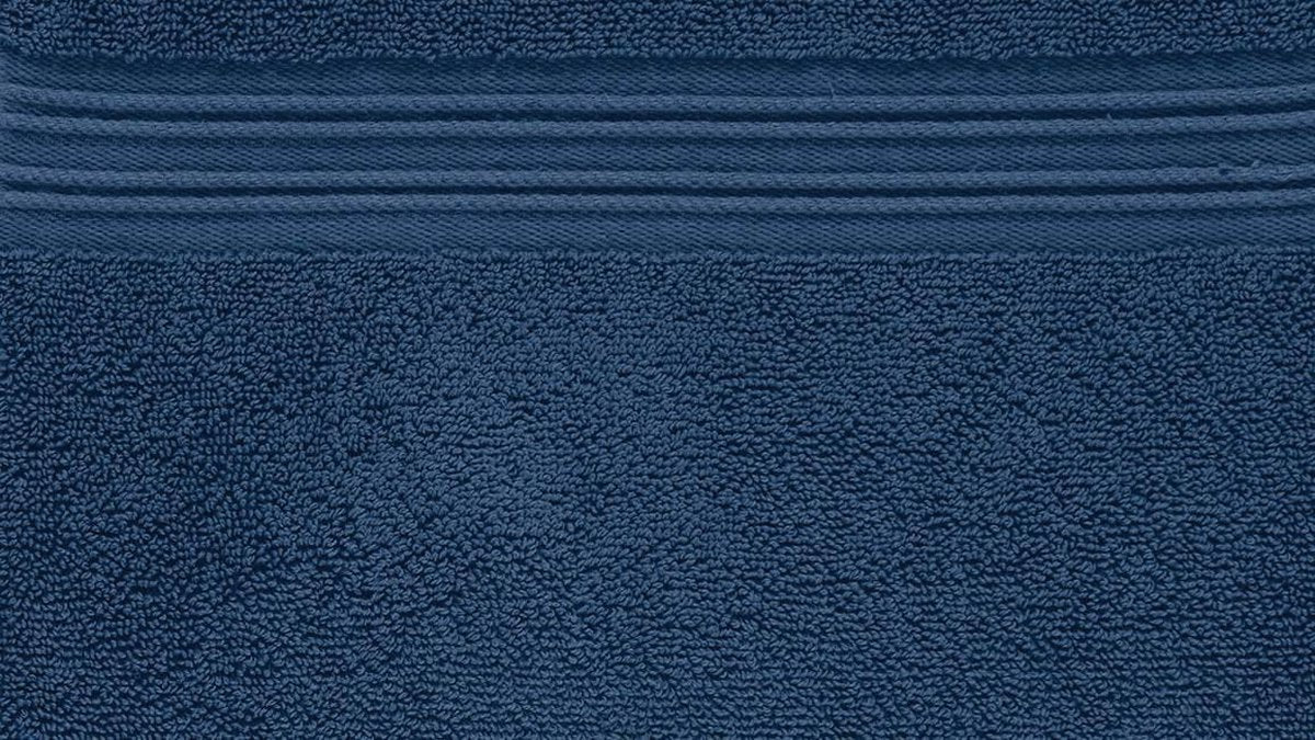 Beddinghouse sheer handdoek - donker blauw
