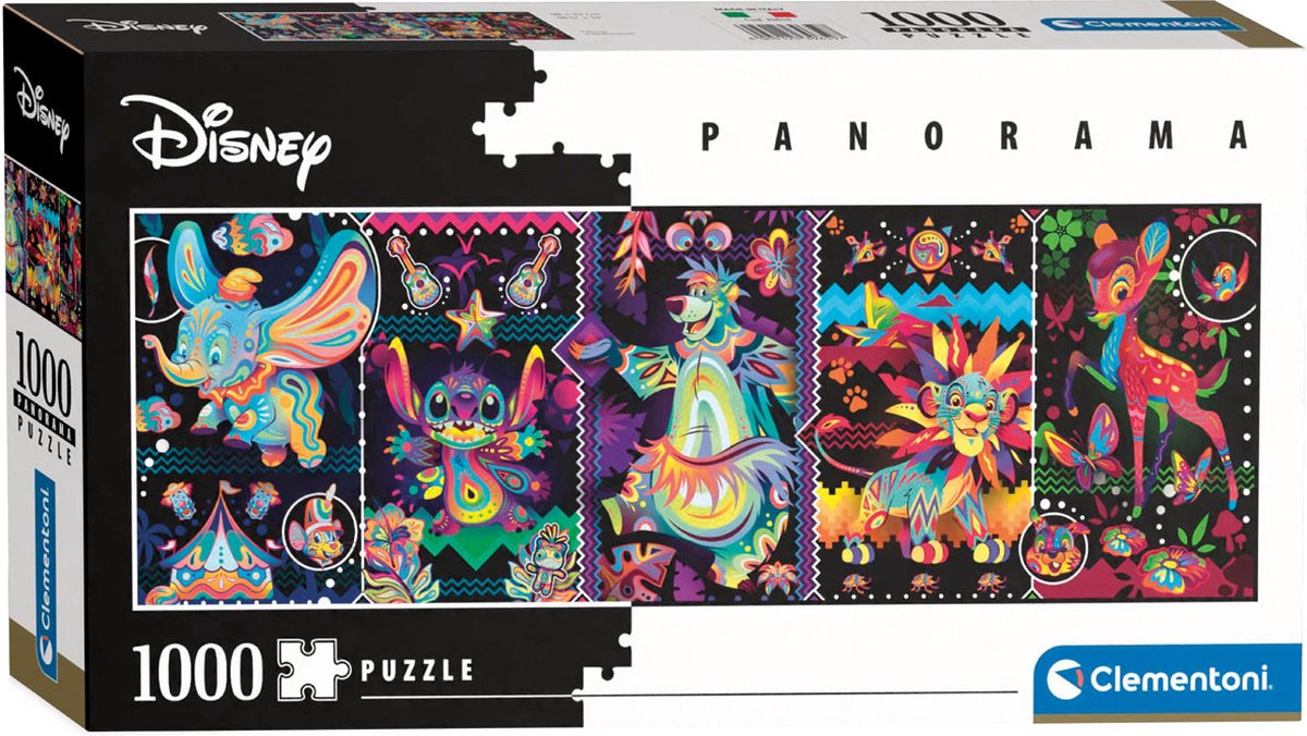 Clementoni Panorama Puzzle Disney Classics, 1000st.
