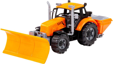 Cavallino -Traktor mit Schneeteam Yellow, Skala 1:32