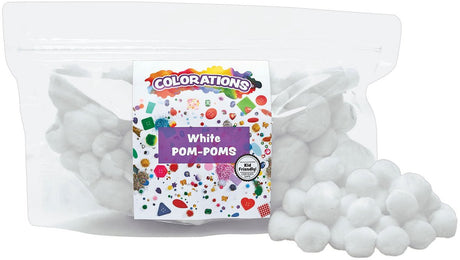 Farbgebiete - POM POMS WEISS, 100..