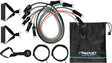 Avento Widerstandsbänder-Set – Schlauchtrainer – 5 Stufen – Schwarz-Multi
