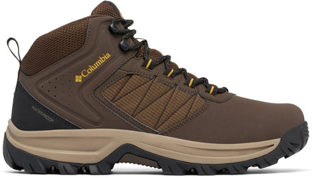 Columbia Transversal™ Hike wasserdichte Herren-Wanderstiefel – Cordovan, Goldgelb