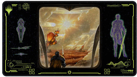 Ultrapro Ultra Pro – Magic: The Gathering – Edge of Eternities – Adagia, windgepeitschte Bastion Holofoil-Spielmatte – Großbritannien