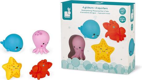 Janod - badspeelgoed - spuitfiguur zeedieren