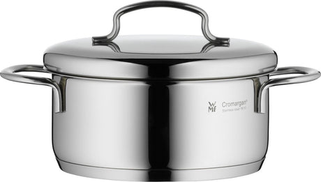 WMF Mini - niedrige Kochpfanne - ø14 cm - Edelstahl - kompakt - für alle Herdarten geeignet