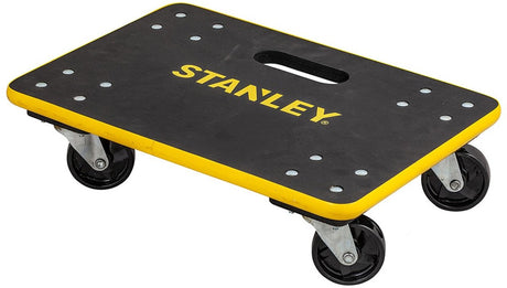 Stanley Möbelroller ms572 – Tragkraft bis 200 kg – Transporthilfe – 45 x 30 x 13,5 cm – Kunststoff – Schwarz Gelb