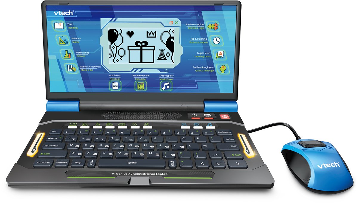 Vtech electronics europe bv` vtech - genius xl kennistrainer laptop azerty