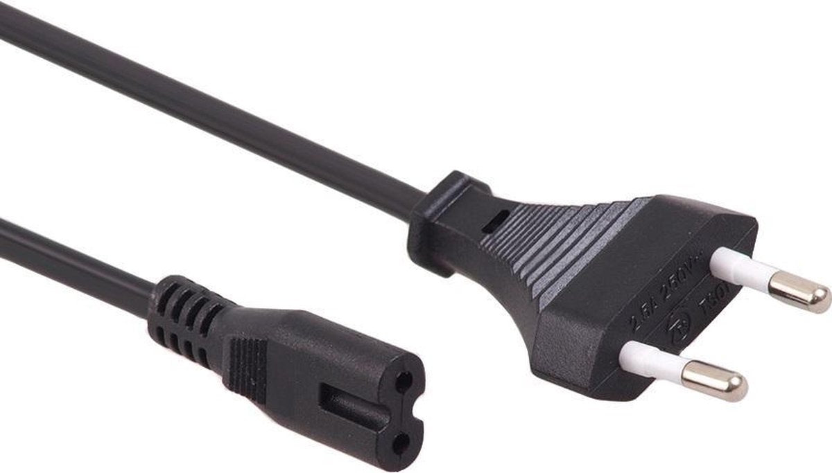 Maclean stroomkabel netsnoer eu 2 pin 1,5