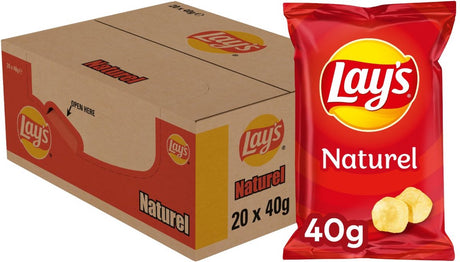 Lay's Chips Natur - Chips - 20 x 40 Gramm