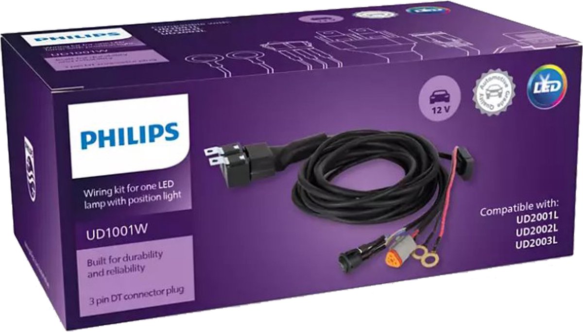 Philips ultinon drive 1001w 1xdt3 kabelboomset