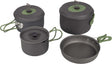 Bo-camp - pannenset - explorer - 4-delig - hard anodized - aluminium