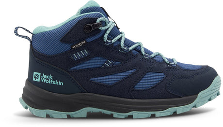 Jack Wolfskin Vojo Tour Texapore Mid K Kinder-Wanderschuhe – Nachtblau