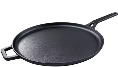 Kinghoff kh1895 Pfannkuchenpfanne aus Gusseisen – ø29 cm, ideal zum Backen, Braten und Grillen