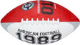 New port american football - medium - rood wit grijs