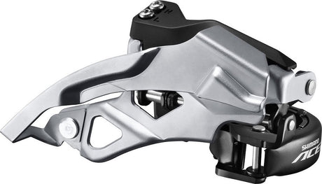 Shimano Umwerfer 3 x 9-Gang Acera T3000 Top Swing Dual Pull 48t – Schwarz Silber