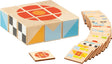Goki Puzzle - Spiel - 9 Blöcke - 25 Muster - Holz - 3 Jahre