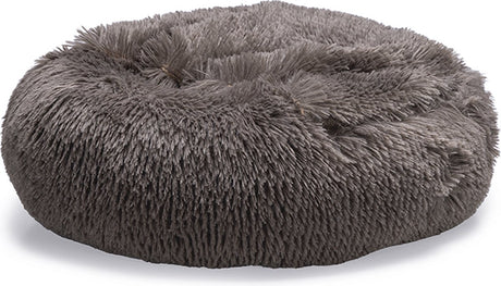 Beeztees Yala – Hundebett – Plüsch – flauschig – braun – Durchm. 50 cm s