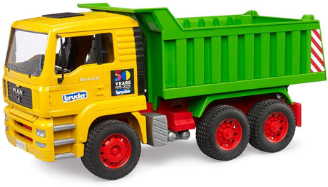 Bruder Truck Man Muldenkipper Spielzeugauto zum 50-jährigen Jubiläum.