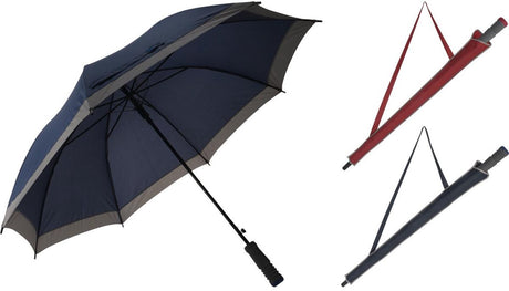 Regenschirm 104 cm blau oder bordeauxrot