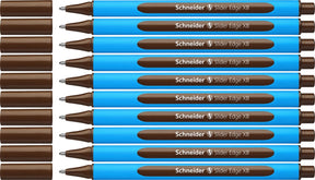 Schneider Schreibgeräte Schneider Kugelschreiber – Schiebekante – XB – Braun – 10 Stück – S-152207-10