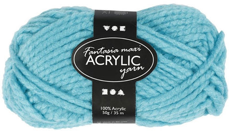 Creativ Company Creotime Acrylgarn Türkis 35 m. 50 Gramm