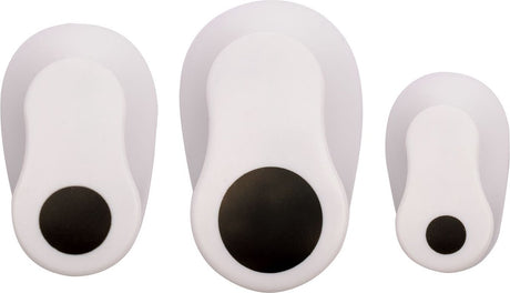 Paperfuel figuurpons - set cirkels - 8-16-25 mm - 3 stuks