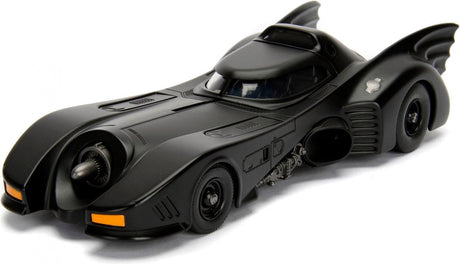 Jada Toys – Batman und Batmobil 1989 – Maßstab 1:24 – Druckguss – ab 8 Jahren – Spielzeugfahrzeug