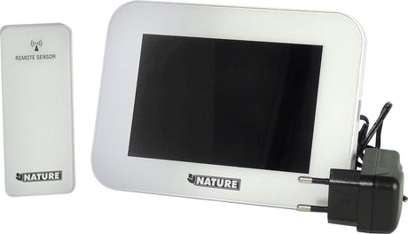 Naturwetterstation Digital H12.5 x 17,5 x 2,5 cm Weiß