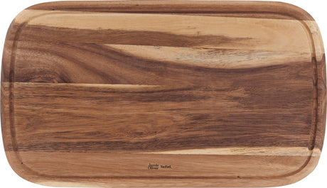 Jamie Oliver von Tefal – Holzschneidebrett – groß – 49 x 28 x 2,5 cm – Akazienholz – nachhaltig – antibakteriell