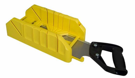 Stanley Gehrungslade aus Kunststoff mit Gehrungssäge, L350 mm, B143 mm, H95 mm – 1-19-800