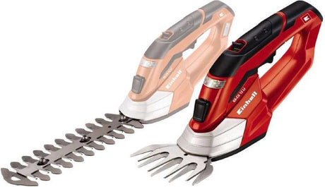 Einhell Akku-Rasen- und Heckenschere GE-CG 12 Li – 12 V Li-Ion – 1,5 Ah Akku – Metallgetriebe – Teleskopstiel