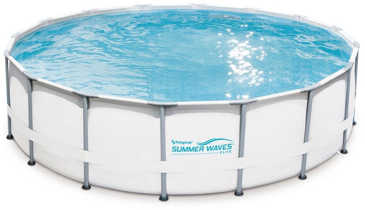 Summer Waves Schwimmbad Elite Rahmen 488 x 122 cm + Sandfilterpumpe