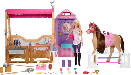 Barbie Mysteries – Die große Pferdejagd – Pferdetraum-Stall-Spielset