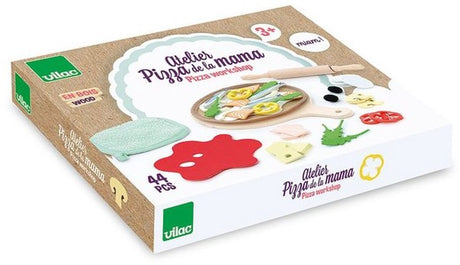 Vilac houten pizza speelgoed voor kinderen - creatief rollenspel.