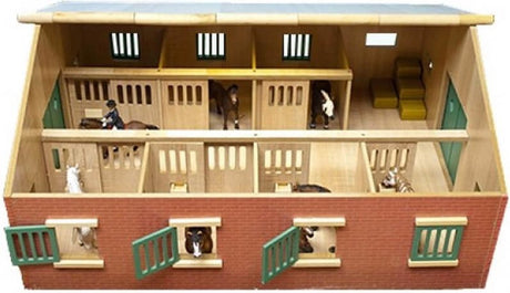 Kinderglobus Pferdestall mit 7 Boxen, 1:24