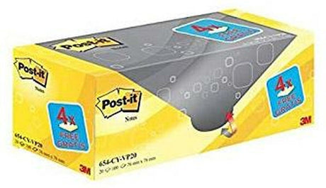Post-it Haftnotizen 76 x 76 mm gelb 20 Stück