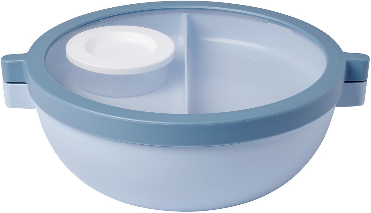 Mepal Bento-Lunchschale – Nordic Blue – 4 Fächer – 1,5 l