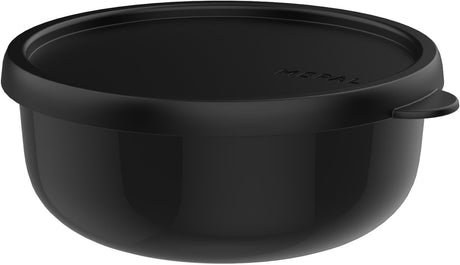 Mepal bewaardoos lumina - 750 ml - magnetronbakje met deksel - nordic black