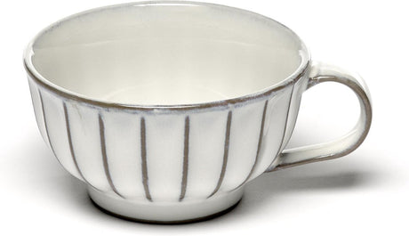 Serax - Sergio Herman Inku - Cappuccinotasse - Weiß - 10 ø - 4 Stück