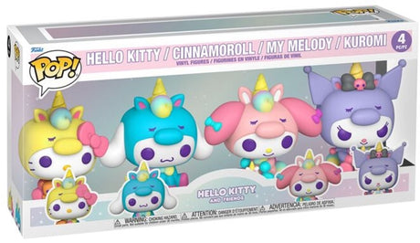 Funko hello kitty hello kitty vinylfiguurtjes (set van 4) unisex pop! - neutraal - standard
