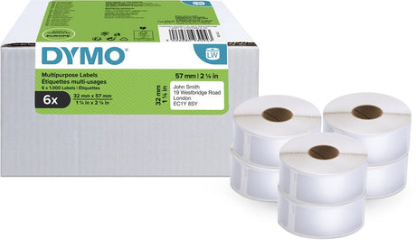Dymo Multifunktionsetiketten weiß